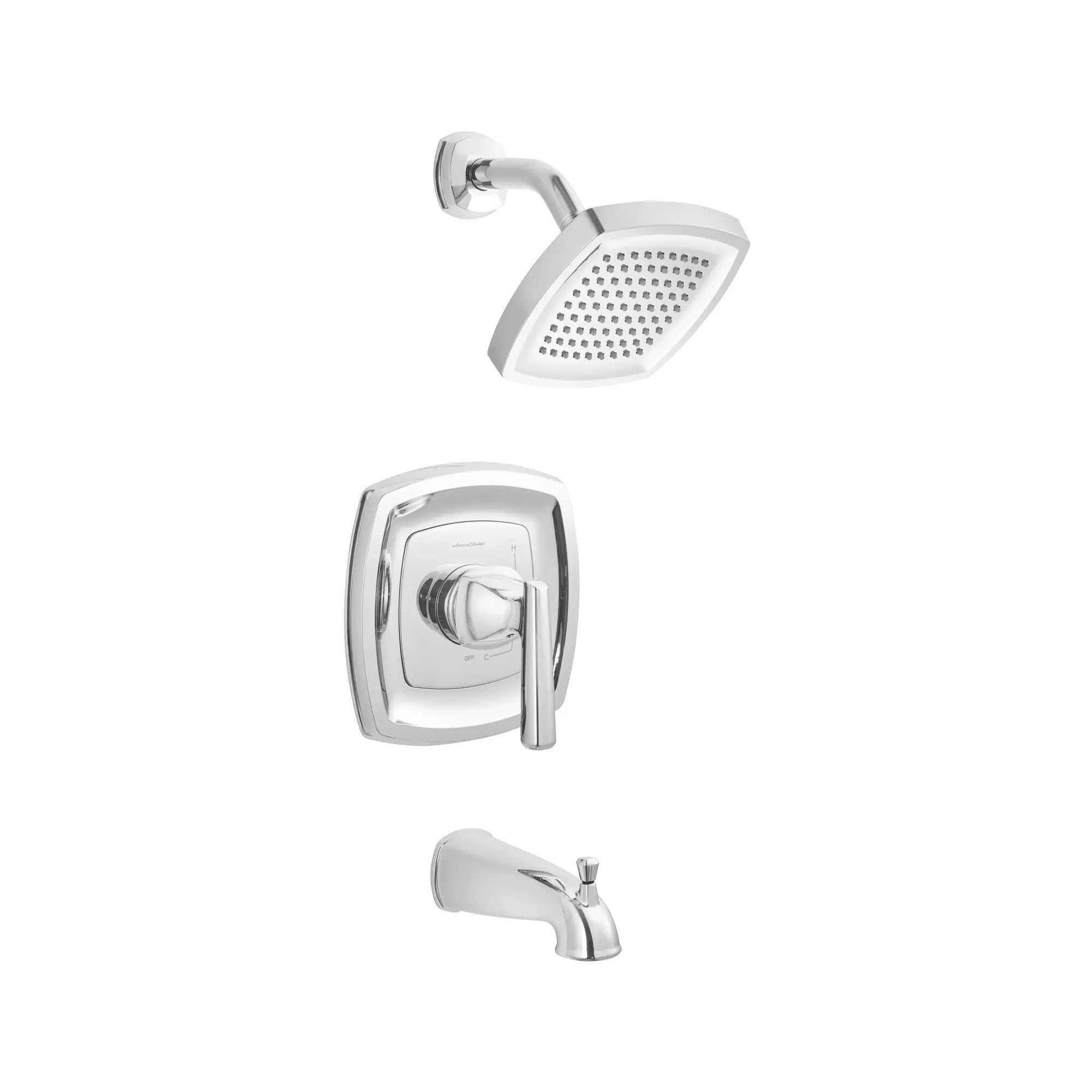 Edgemere® 2.5 gpm/9.5 L/min Tub and Shower Trim Kit With Showerhead, Double Ceramic Pressure Balance Cartridge With Lever Handle — thumbnail 3